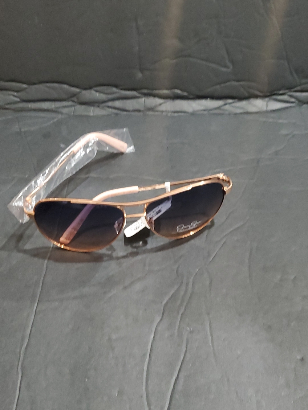 Jessica Simpson j106 rose gold tinted lenses‎ aviator style sunglasses brand new